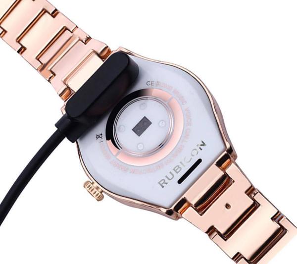 Έξυπνο Ρολόι Rubicon RNCE82 Smartwatch Γυναικείο Ροζ Χρυσό