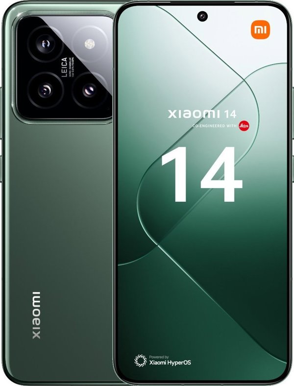 Έξυπνο τηλέφωνο Xiaomi 14 5G 12/512GB Πράσινο (53028)