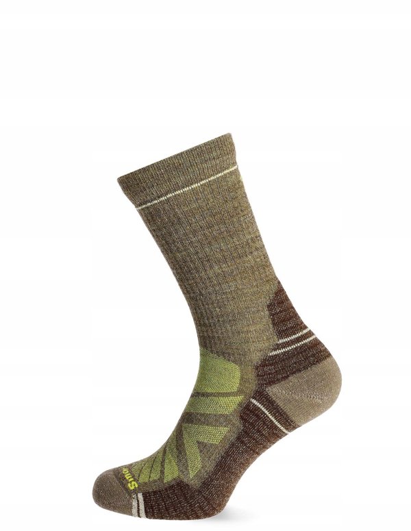Smartwool U'S Hike Light Cushion Crew Socks, M83 | military olive/fossil, M