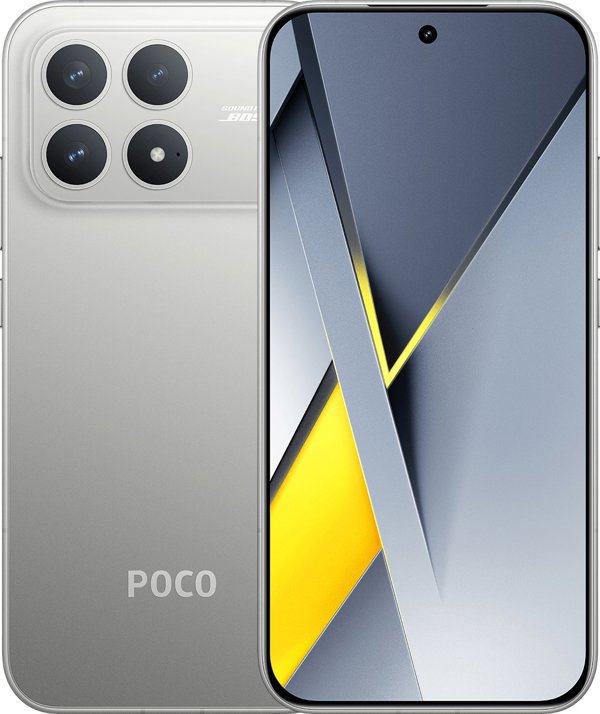 Smartfon POCO F8 Pro 5G - 12/256GB srebrny