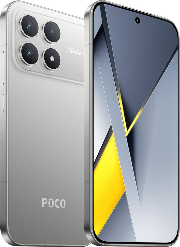 Smartfon POCO F8 Pro 5G - 12/256GB srebrny