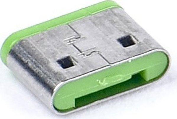 Smartkeeper Mini USB Type-C Port Lock - 1 Κλειδί & 4 Καλύμματα, Πράσινο