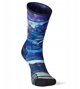 Smartwool W'S Athlete Edition Run Print Crew Socks, 150, S