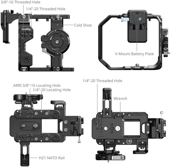 SmallRig Cage Kit for Sony FX6 (5801)