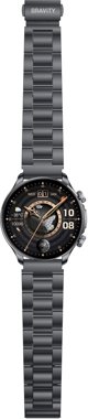 Gravity Smartwatch GT35-2 Ανδρικό Ρολόι με Μαύρο Λουράκι GPH/GPH/BK