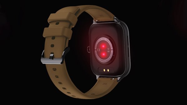 IMIKI Smart Watch ST1, 250mAh, Οθόνη IPS, Καφέ Λουράκι