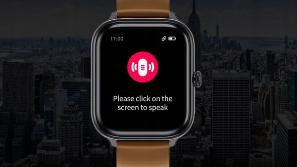 IMIKI Smart Watch ST1, 250mAh, Οθόνη IPS, Καφέ Λουράκι