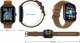 IMIKI Smart Watch ST1, 250mAh, Οθόνη IPS, Καφέ Λουράκι