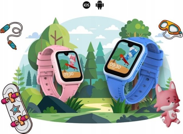 Garett Kids Vibe 4G Smartwatch για Παιδιά, Μπλε Χρώμα