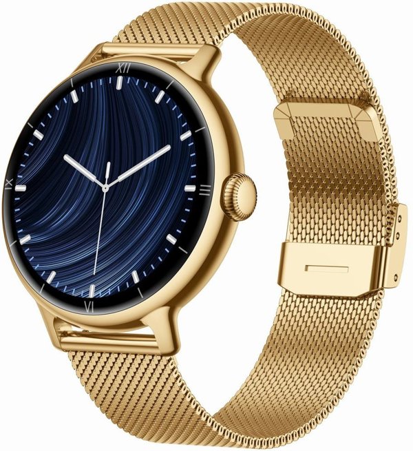 Gravity Smartwatch GT33-1 Γυναικείο Ρολόι με Οθόνη AMOLED και Επιπλέον Λουράκι