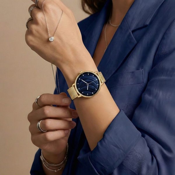 Gravity Smartwatch GT33-1 Γυναικείο Ρολόι με Οθόνη AMOLED και Επιπλέον Λουράκι