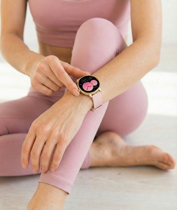 Gravity Smartwatch GT33-1 Γυναικείο Ρολόι με Οθόνη AMOLED και Επιπλέον Λουράκι