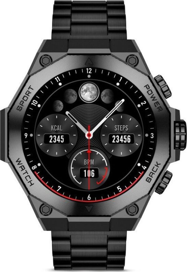 Smartwatch Ksix Titanium Czarny  (S1906685)