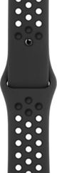 Έξυπνο ρολόι Apple Watch Series 6 Nike GPS 44mm Γκρι Αλουμίνιο Μαύρο Αθλητικό Czarny (MG173WB/A)
