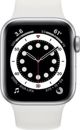 Έξυπνο Ρολόι Apple Watch Series 6 GPS 44mm Ασημί Αλουμίνιο Λευκό Σπορ Bialy (M00D3WB/A)