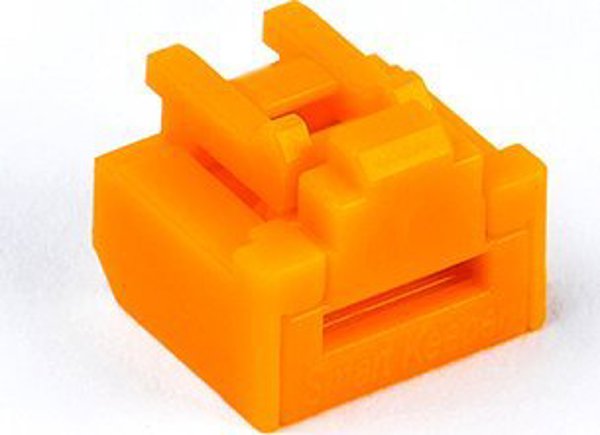 Smartkeeper Basic RJ45 Port Lock – Πώματα Ασφαλείας Θυρών Δικτύου, 100 Τεμάχια, Πορτοκαλί