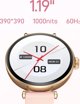 Kieslect Pura Smartwatch Χρυσό - Έξυπνο Ρολόι