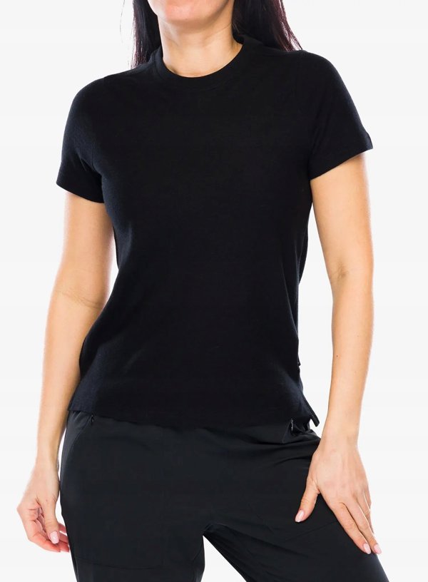 Smartwool W'S Perfect Crew Short Sleeve Tee, 001 | black, XS