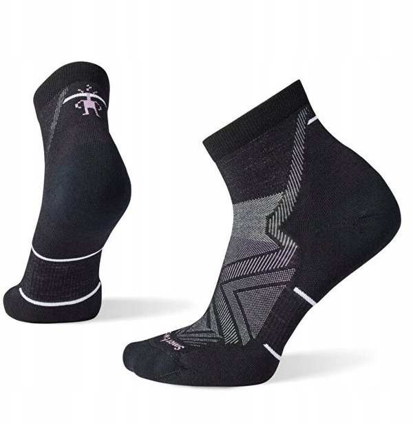 Smartwool W'S Run Targeted Cushion Ankle Socks, 001 | black, M