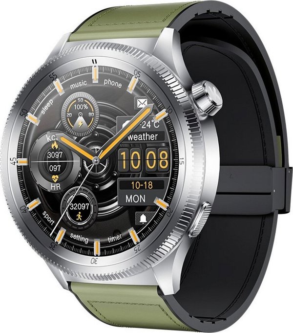 Έξυπνο ρολόι Kumi Gear GT3 Μαύρο (KU-GT3/SR)