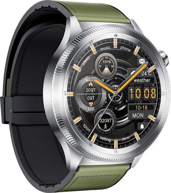 Έξυπνο ρολόι Kumi Gear GT3 Μαύρο (KU-GT3/SR)