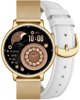 Gravity Smartwatch GT33-2 Γυναικείο Ρολόι Χρυσό/Λευκό με Λουράκι Stainless Steel