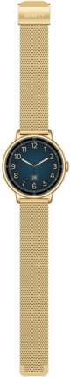 Gravity Smartwatch GT33-2 Γυναικείο Ρολόι Χρυσό/Λευκό με Λουράκι Stainless Steel