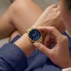 Gravity Smartwatch GT33-2 Γυναικείο Ρολόι Χρυσό/Λευκό με Λουράκι Stainless Steel