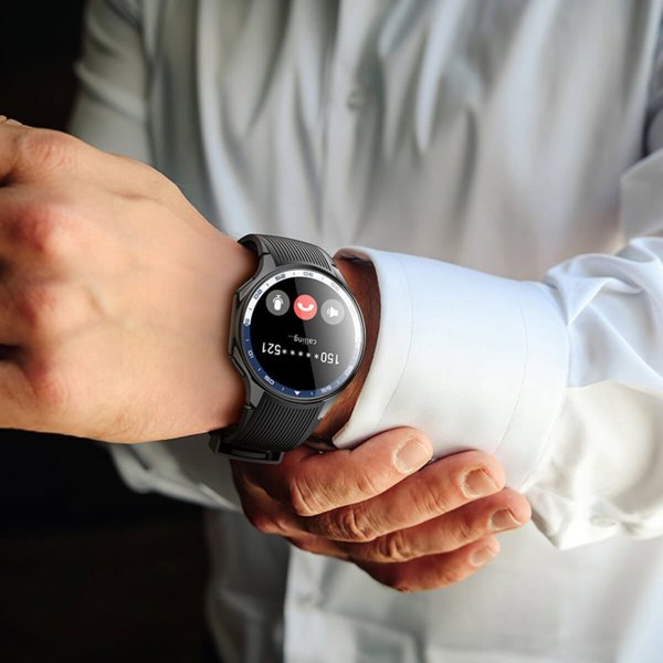 Smartwatch Hoco 1,43 " AMOLED IP67 z funkcja rozmowy Y24 czarny