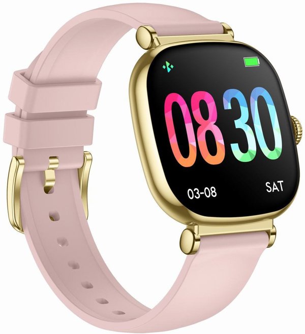 Gravity GT32-1 Γυναικείο Smartwatch με Bluetooth Κλήσεις και Επιπλέον Λουράκι
