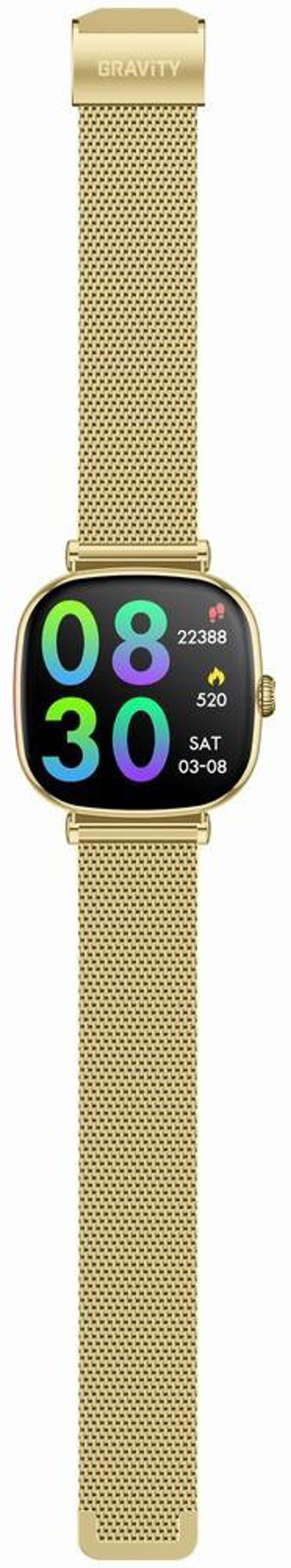 Gravity GT32-1 Γυναικείο Smartwatch με Bluetooth Κλήσεις και Επιπλέον Λουράκι