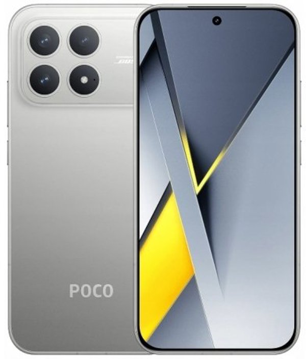 Smartfon POCO F8 Pro 5G - 12/512GB srebrny