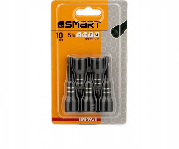 Smart Μαγνητικά Καρυδάκια Κρούσης 10mm 1/4" 5τμχ, 29-N10