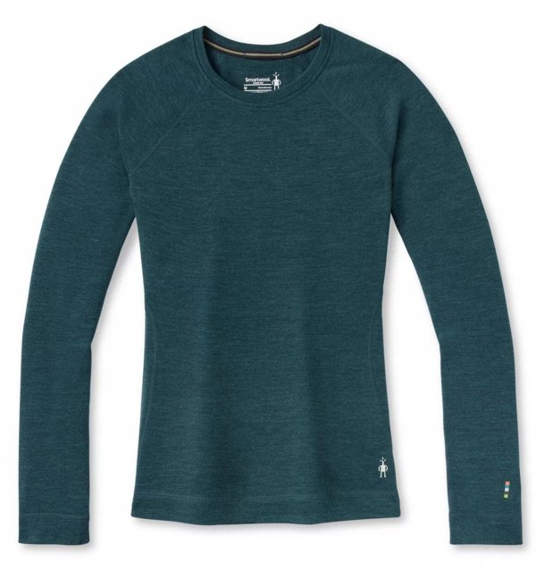 Smartwool W'S Classic Thermal Merino Base Layer Crew Boxed, G75 | twilight blue heather, L