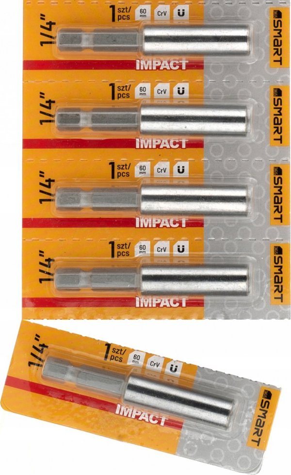 Smart Μαγνητική Βάση Κρούσης 1/4" 60mm – Υποδοχή Bits Impact