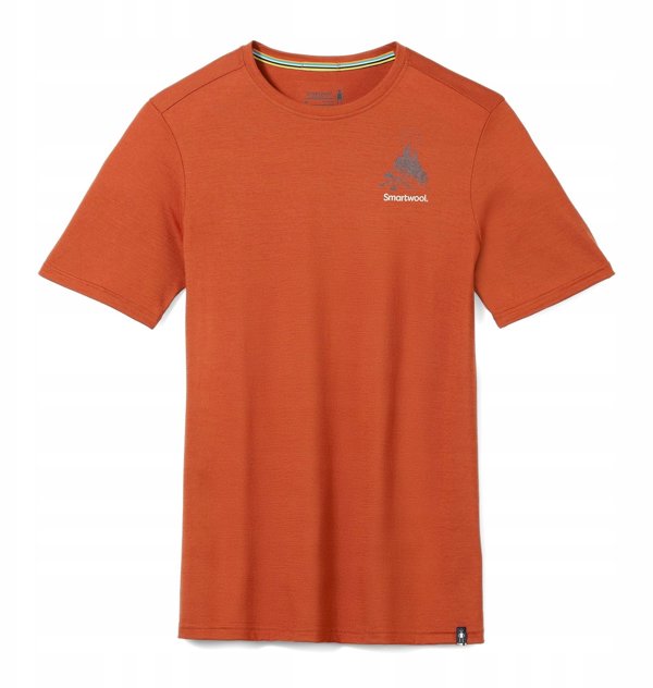 Smartwool M'S Wilderness Summit Short Sleeve Graphic Tee Slim Fit, J33, M
