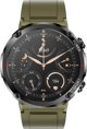 Gravity Smartwatch GT21-7, Ανδρικό Ρολόι με Χακί Λουράκι και Μαύρη Κάσα
