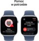 Apple Watch Σειρά 10 (GPS) 42mm Ασημί Αλουμινένια Θήκη με Μπλε Τζιν Αθλητικό Λουράκι, S/M (MWWA3)