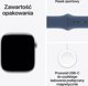 Apple Watch Σειρά 10 (GPS) 42mm Ασημί Αλουμινένια Θήκη με Μπλε Τζιν Αθλητικό Λουράκι, S/M (MWWA3)