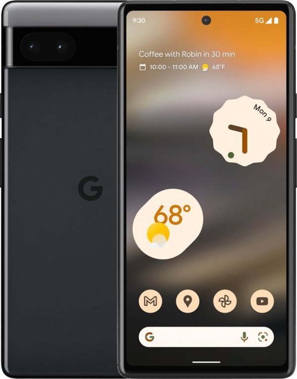 Smartfon Pixel 6a 5G 6/128GB Czarny  (Pixel 6a Charcoal 128)