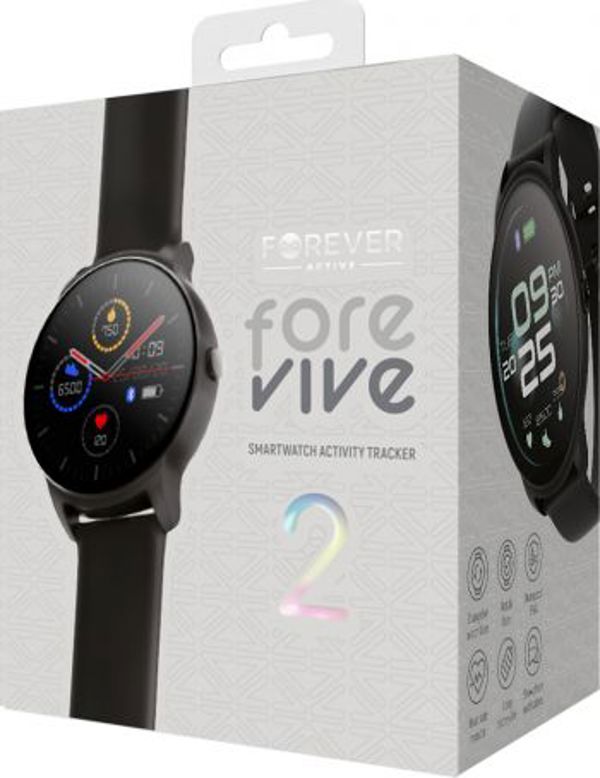 Smartwatch Forever ForeVive 2 SB-330 Czarny  (GSM102340)
