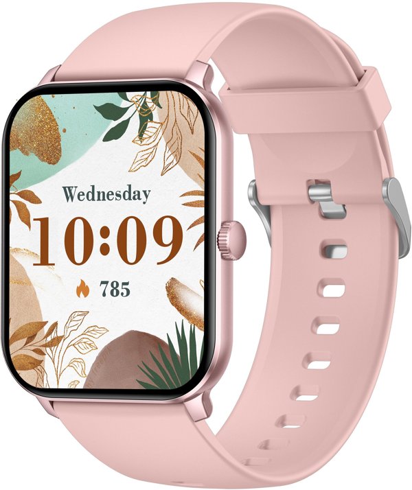 Smartwatch Gravity GT36-1 Ροζ, Γυναικείο Ψηφιακό Ρολόι με Οθόνη Αφής