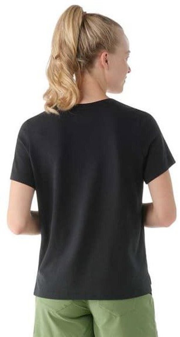 Smartwool W'S Perfect V-Neck Short Sleeve Tee, 001 | black, S
