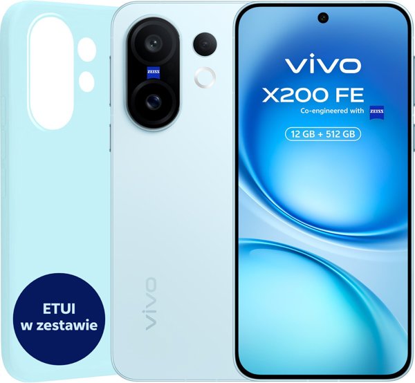 Smartfon Vivo X200 FE 5G 12/512GB Niebieski  (5670272)