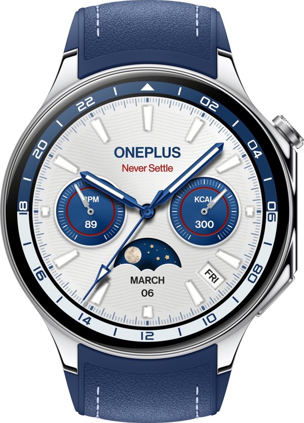 OnePlus Watch 2 Έξυπνο Ρολόι 1.43" AMOLED GPS Bluetooth Μπλε