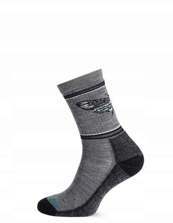 Smartwool U'S Everyday Forest Loot 2 Crew Socks, 052 | medium gray, S