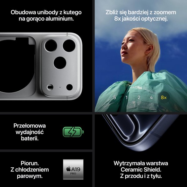 Apple iPhone 17 Pro Max 512GB Smartphone Διαστημικό Πορτοκαλί (MFYT4)