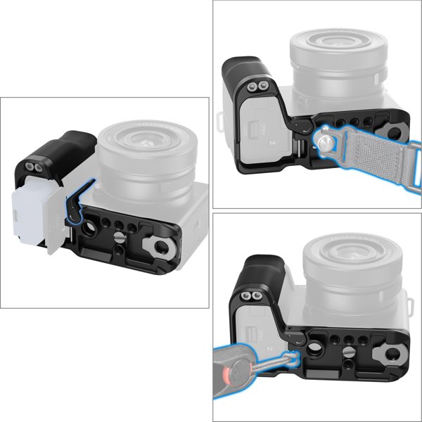 SmallRig L-Shape Mount Plate with Silicone Handle for Sony ZV-E10 II (4778)