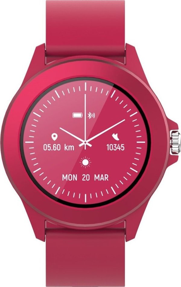 Smartwatch Forever Colorum CW-300 Czerwony  (GSM169753)