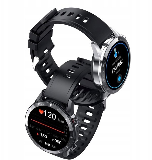 Smartwatch Gravity Srebrny Bransoleta + Pasek GT10-6